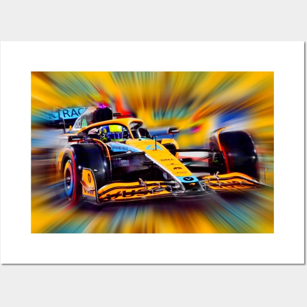 Lando Racing 2022 Wall Art by DeVerviers